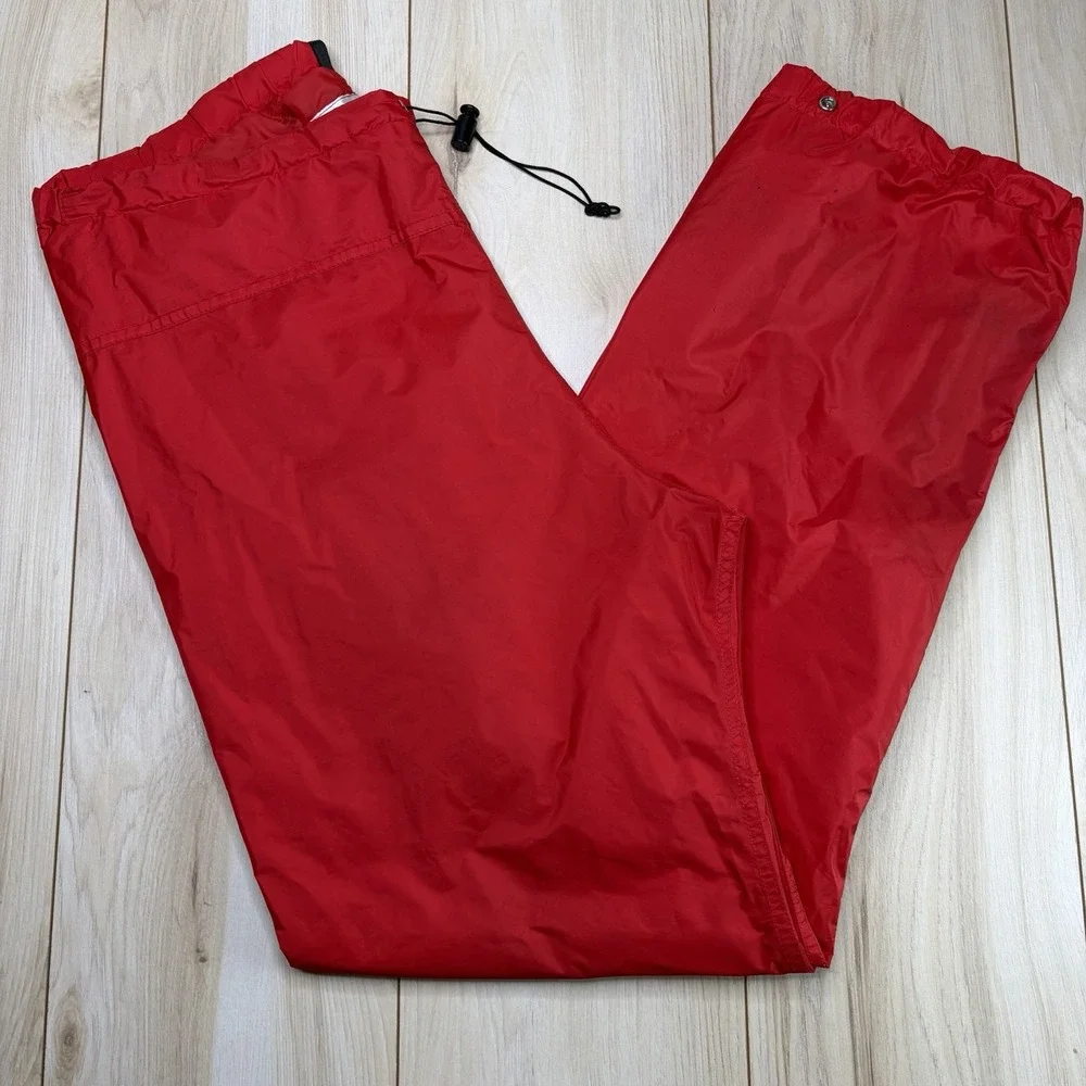 VTG 80s The North Face Gore-Tex Nylon Pants Mens Large Red USA Made